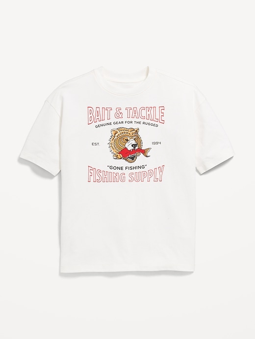 Image number 2 showing, Oversized Short-Sleeve Graphic T-Shirt for Boys