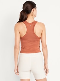 Image number 2 showing, Fluid Seamless Fitted Crop Tank Top