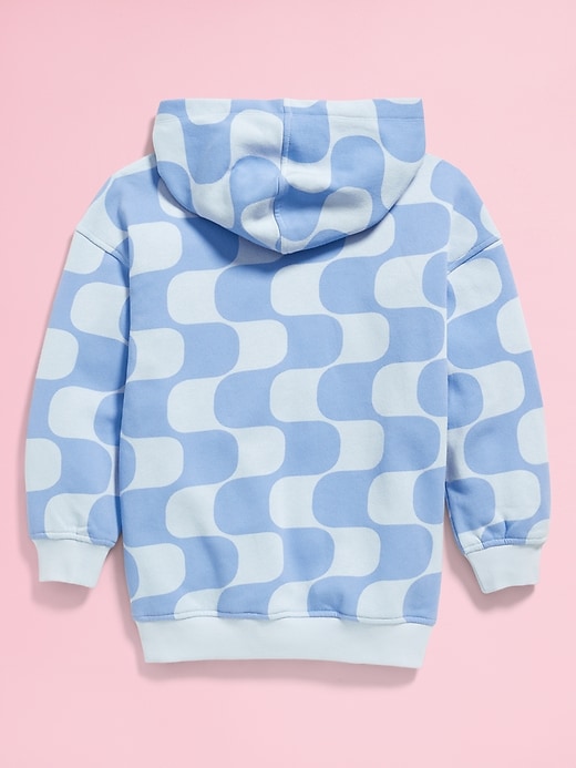 Image number 4 showing, Old Navy x Disney© Oversized Graphic Pullover Tunic Hoodie for Girls
