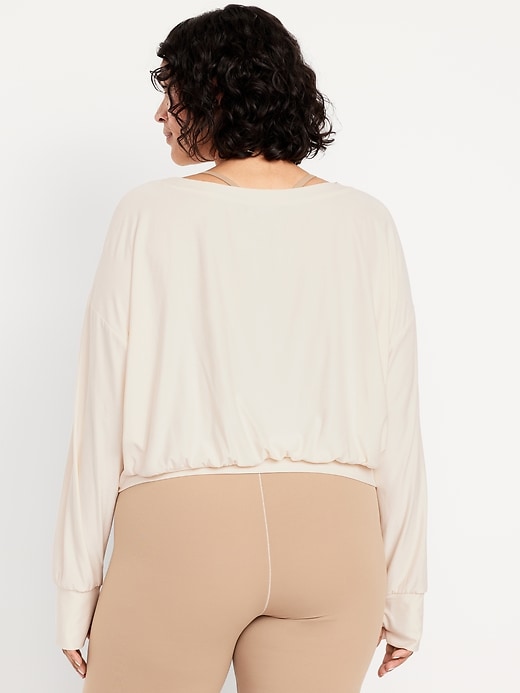 Image number 6 showing, CloudMotion Boat-Neck Top
