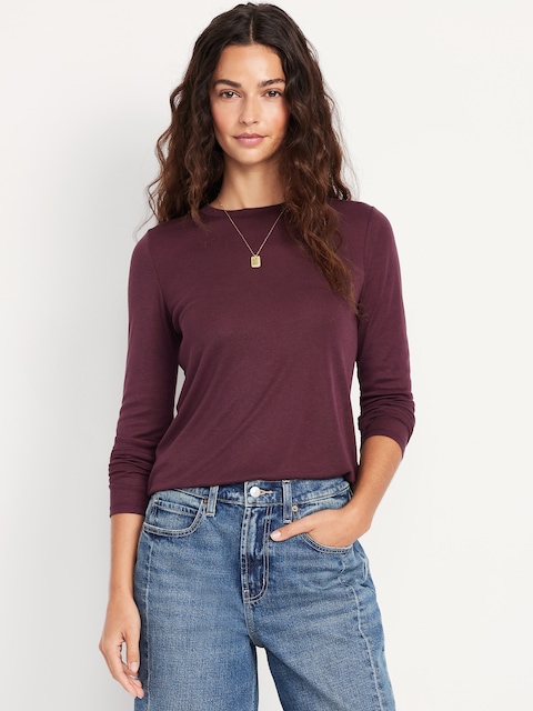 Flutterweight Long-Sleeve T-Shirt - Dark Sepia