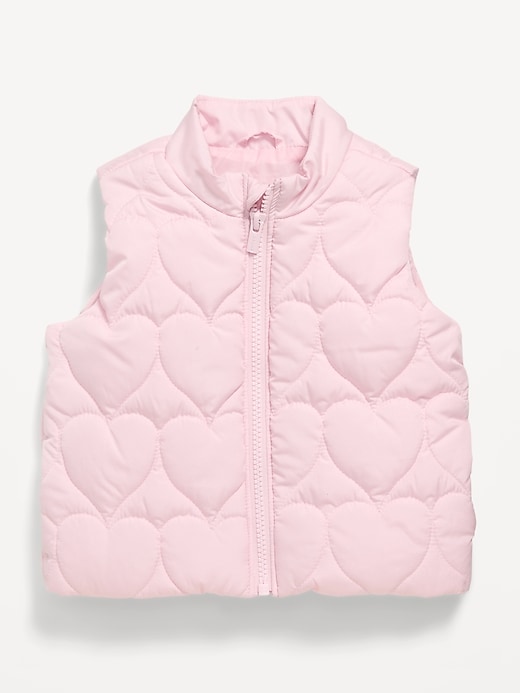 Image number 1 showing, Water-Resistant Quilted Puffer Vest for Baby