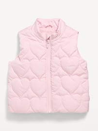 Image number 1 showing, Water-Resistant Quilted Puffer Vest for Baby