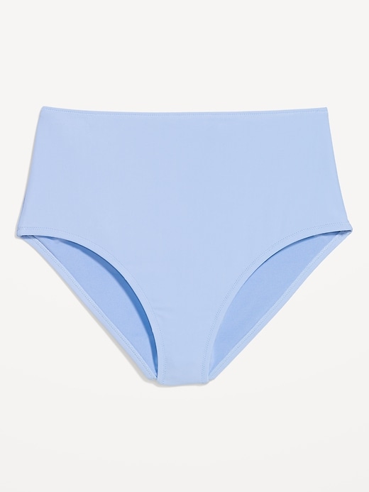 Image number 4 showing, Matte High-Waisted Bikini Swim Bottoms