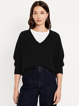 SoSoft Loose V-Neck Sweater - image 3