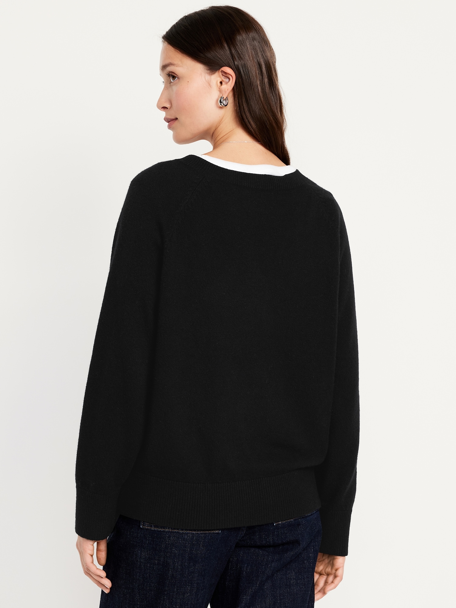 SoSoft Loose V-Neck Sweater | Old Navy