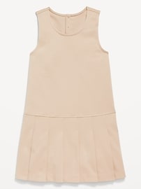 Image number 1 showing, Sleeveless School Uniform Ponte-Knit Dress for Girls