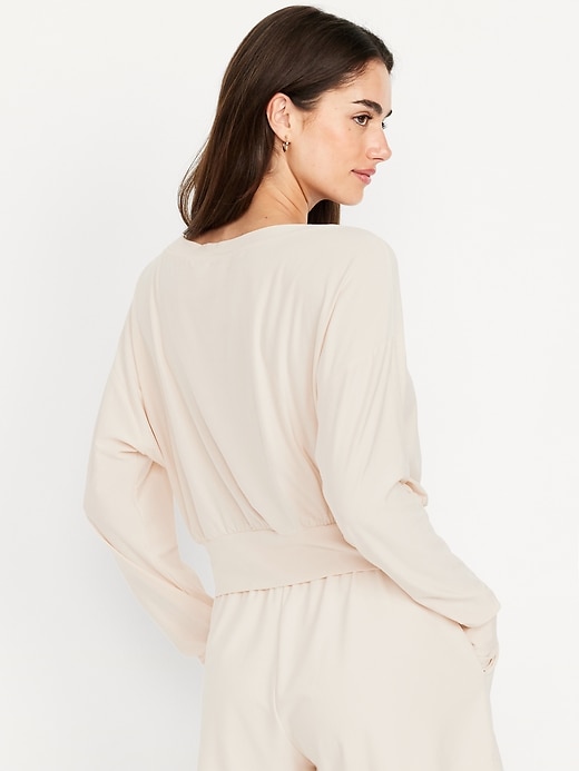 Image number 2 showing, CloudMotion Boat-Neck Top