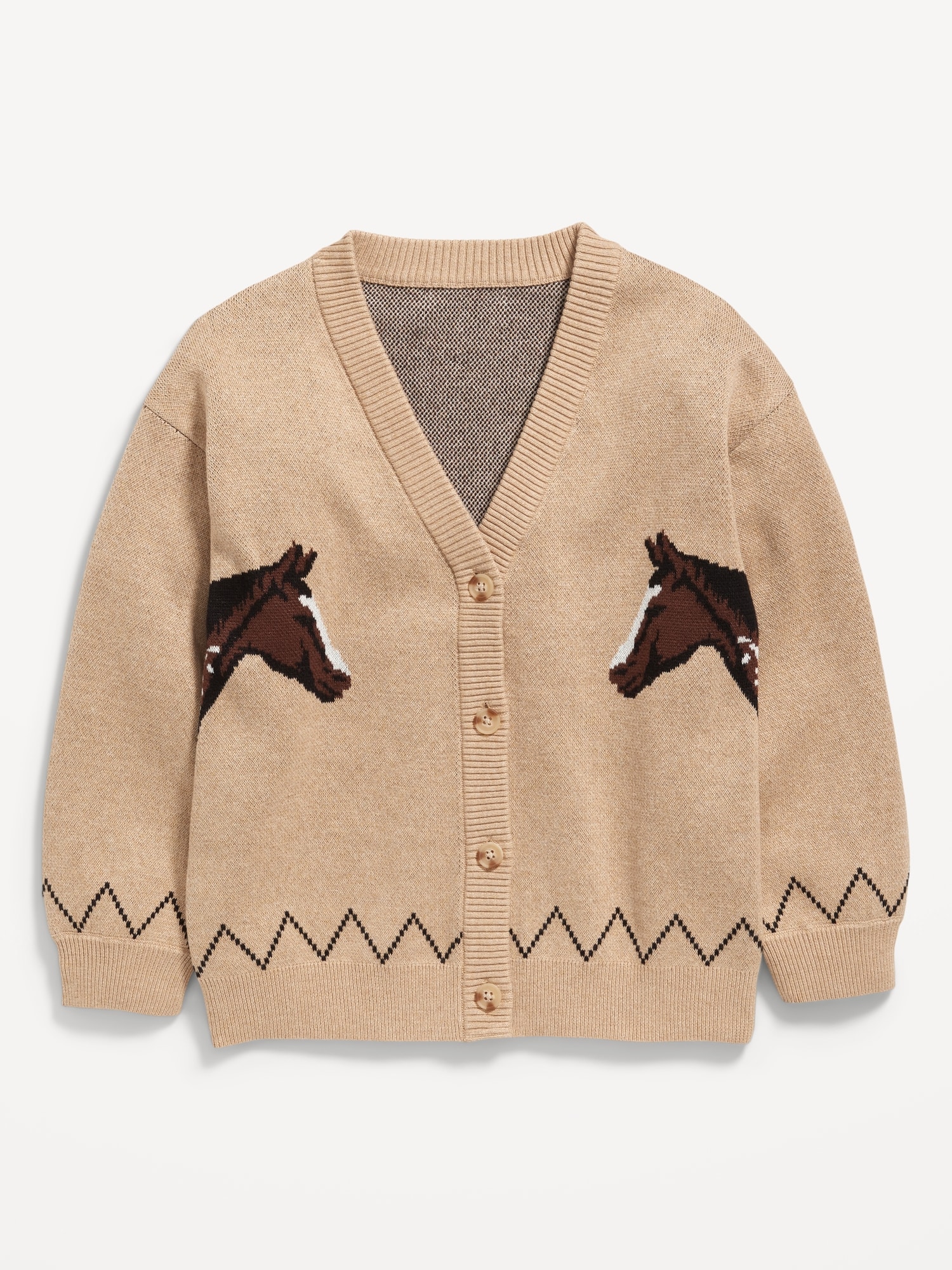 Slouchy Long-Sleeve Cardigan Sweater for Girls