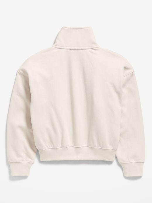 Image number 4 showing, NFL™ San Francisco 49ers™ Oversized Quarter-Zip Sweatshirt for Girls