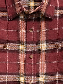 Image number 3 showing, Long-Sleeve Pocket Plaid Flannel Shirt for Boys
