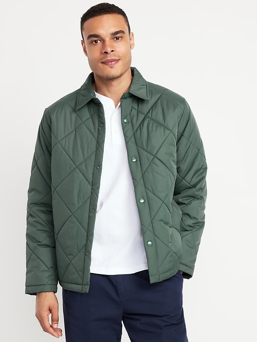 Image number 1 showing, Water-Resistant Quilted Jacket