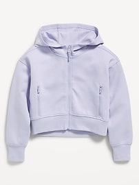 Image number 3 showing, Dynamic Fleece Zip-Front Performance Hoodie for Girls
