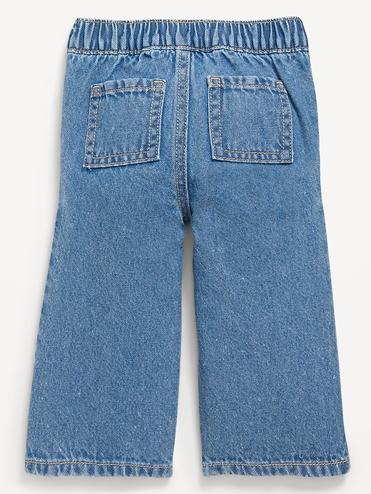 Image number 2 showing, Pull-On Baggy Utility Jeans for Baby