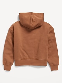 Image number 3 showing, Favorite Fleece Printed Zip-Front Hoodie for Girls