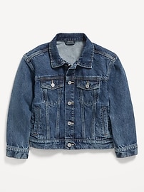 Image number 2 showing, Non-Stretch Jean Trucker Jacket for Boys