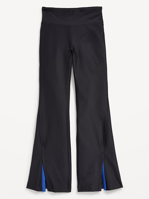 Image number 4 showing, High-Waisted PowerSoft Flare-Leg Performance Leggings for Girls