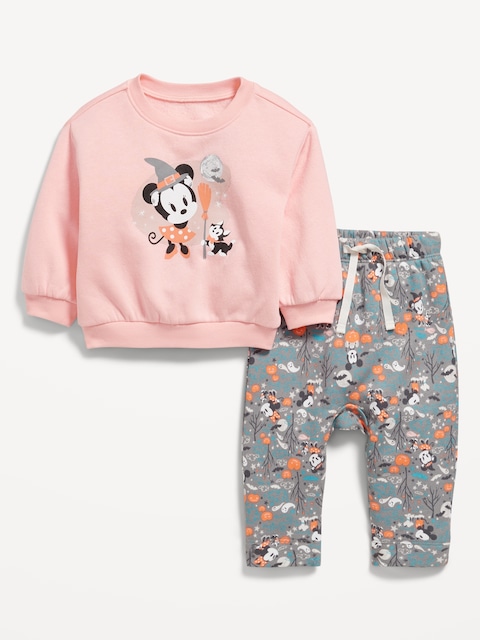 Disney© Unisex Graphic Sweatshirt and Sweatpants Set for Baby - Minnie Mouse