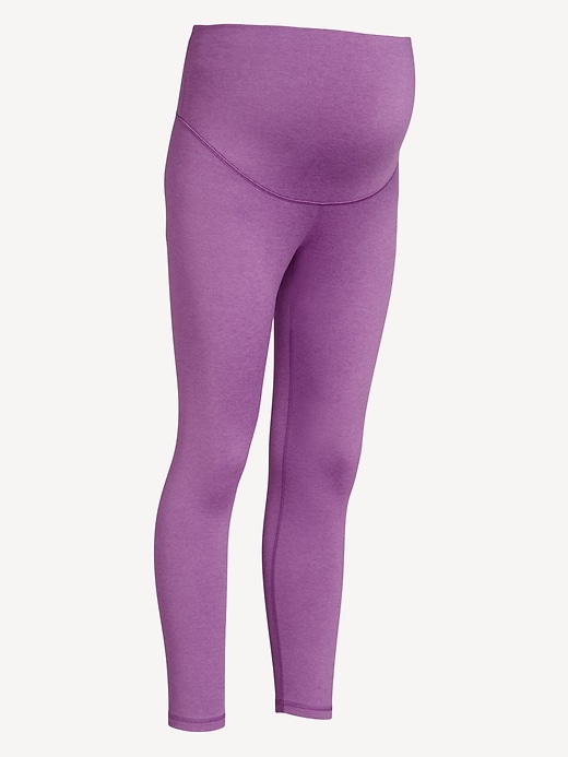 Image number 4 showing, Maternity Full-Panel CloudComfy 7/8 Leggings