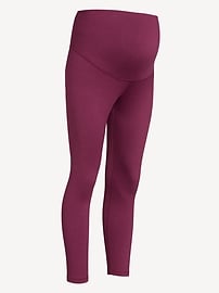 Image number 2 showing, Maternity Full-Panel CloudComfy 7/8 Leggings