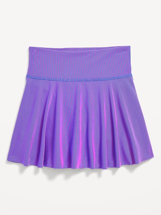 Image number 5 showing, High-Waisted PowerSoft Ribbed Skort for Girls