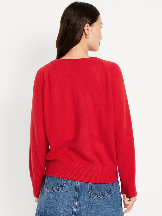 Image number 2 showing, SoSoft Loose V-Neck Sweater