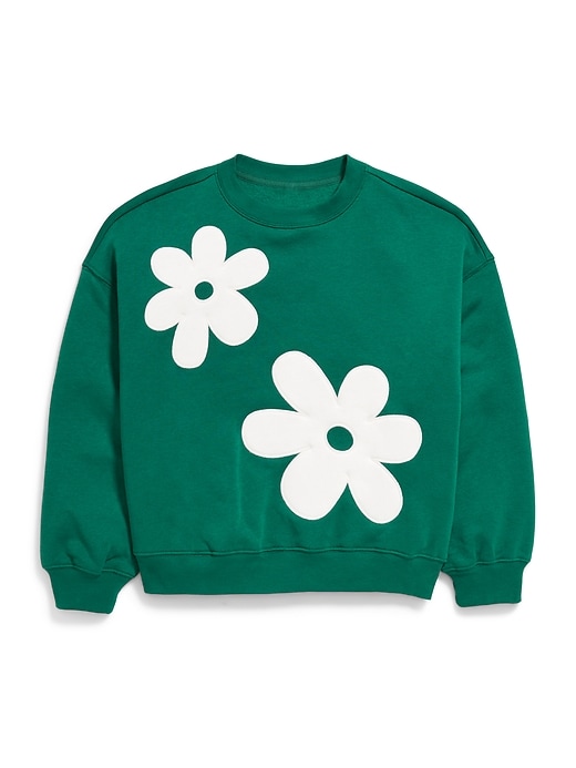 Image number 2 showing, Oversized Graphic Tunic Sweatshirt for Girls