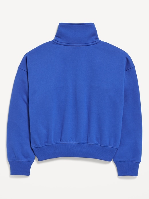 Image number 4 showing, NFL™ Buffalo Bills™ Oversized Quarter-Zip Sweatshirt for Girls
