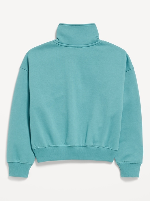Image number 4 showing, NFL™ Philadelphia Eagles™ Oversized Quarter-Zip Sweatshirt for Girls