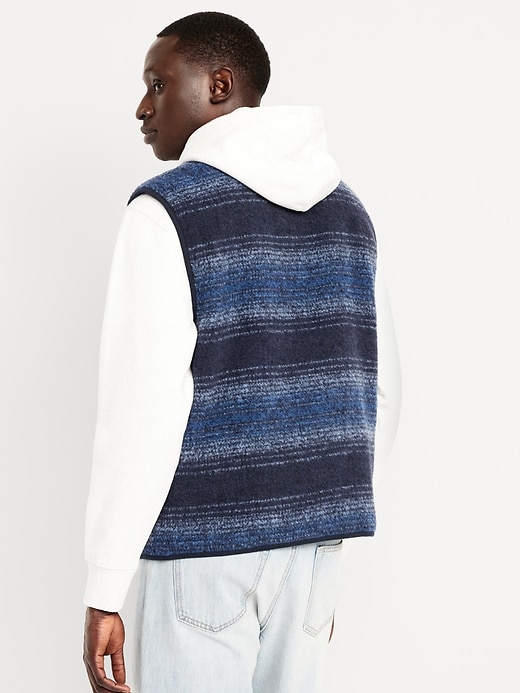 Image number 2 showing, Relaxed Boiled Wool Vest