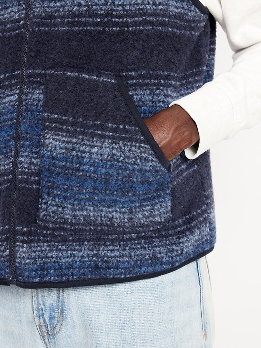 Image number 3 showing, Relaxed Boiled Wool Vest