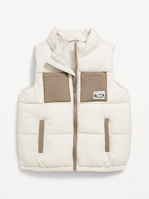 Image number 1 showing, Pocket Puffer Vest for Toddler Boys