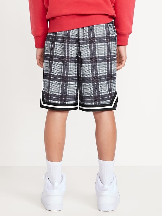 Knee Length Mesh Basketball Shorts for Boys