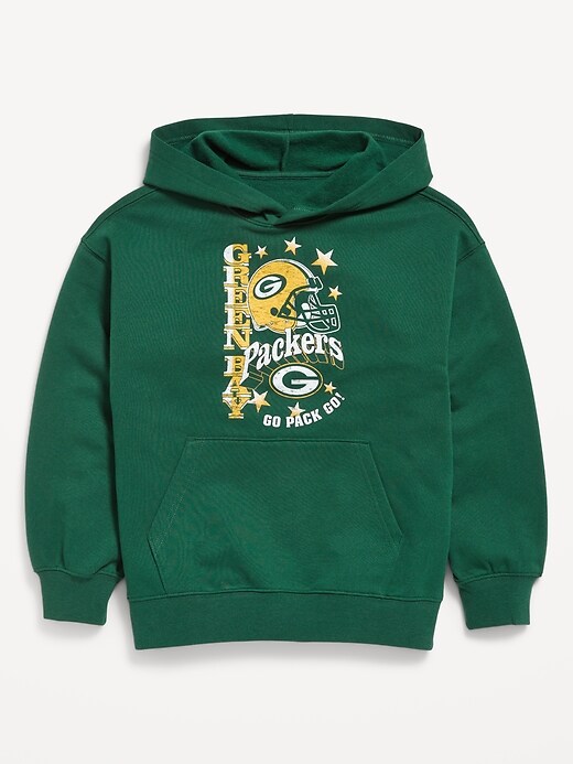 thumbnail image 2 of NWT Youth Green Bay Packers Full-Zip Helmet Hoodie - NFL Football Gear 2 of 6