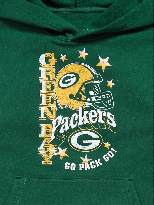 Image number 3 showing, NFL™ Green Bay Packers™ Oversized Pullover Hoodie for Boys