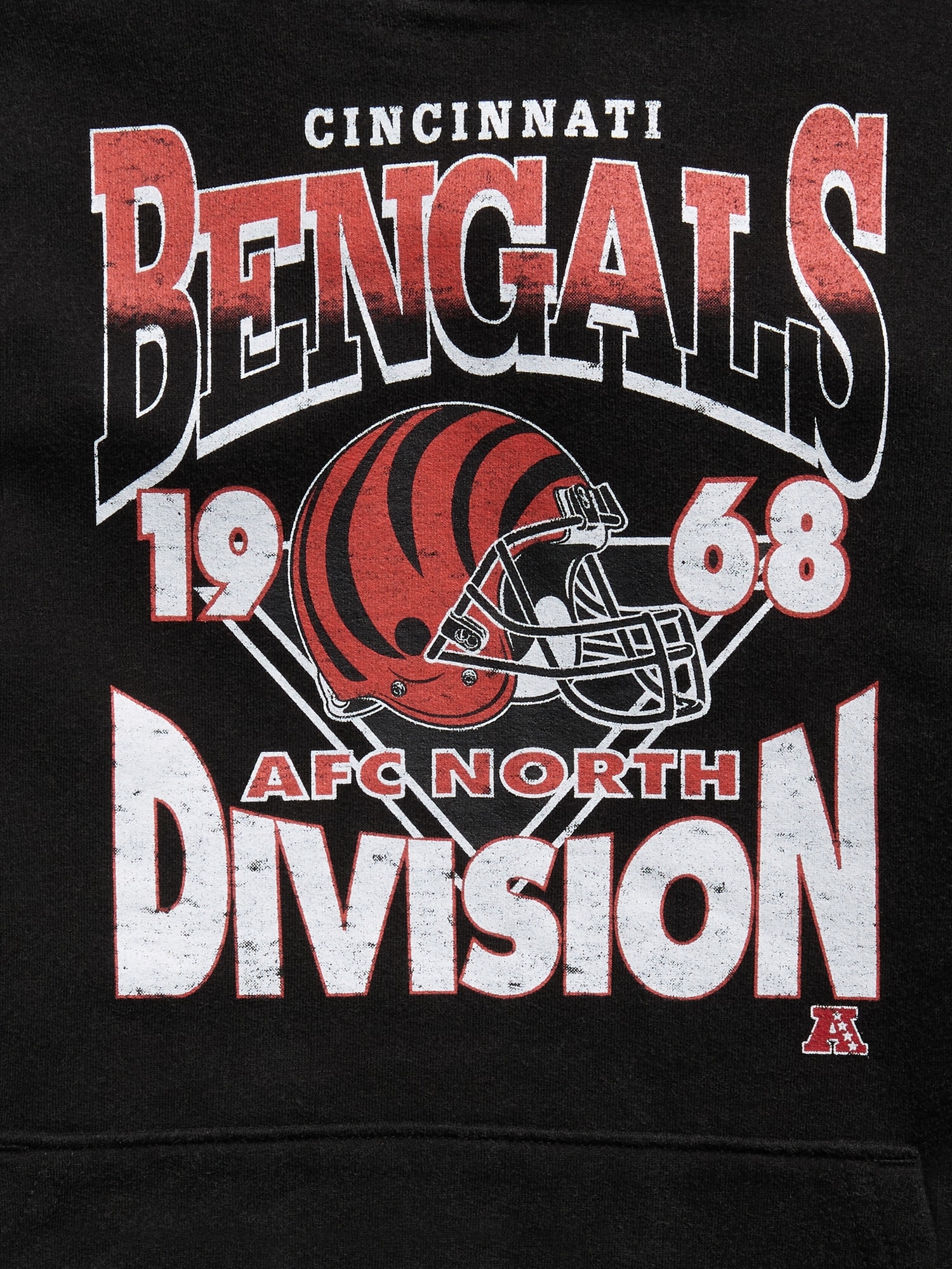 Cincinnati Bengals Oversized Pullover Hoodie for Boys