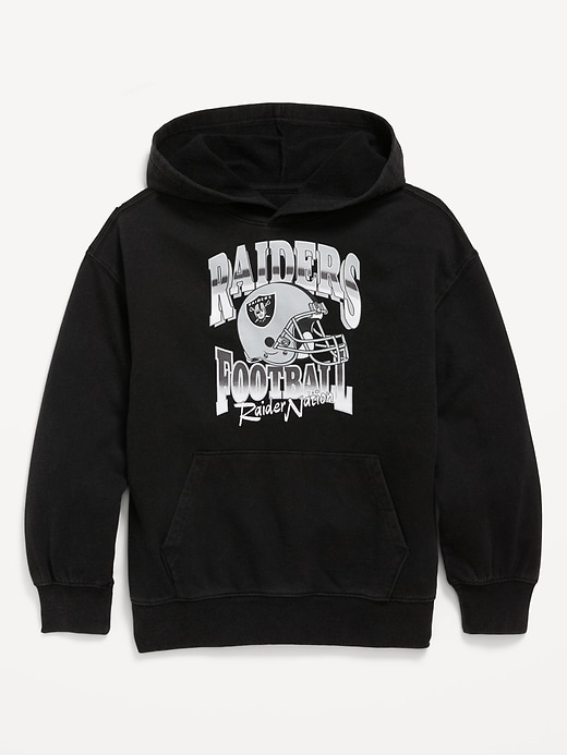 Image number 2 showing, NFL™ Las Vegas Raiders™ Oversized Pullover Hoodie for Boys