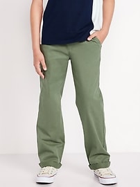 Image number 1 showing, Straight Leg Built-In Flex Pull-On Pants for Boys