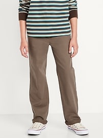 Image number 1 showing, Straight Leg Built-In Flex Pull-On Pants for Boys