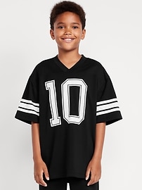 Image number 3 showing, Oversized Boxy Mesh Graphic T-Shirt for Boys