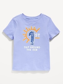 Image number 2 showing, Short-Sleeve Unisex Birthday Graphic T-Shirt for Toddler