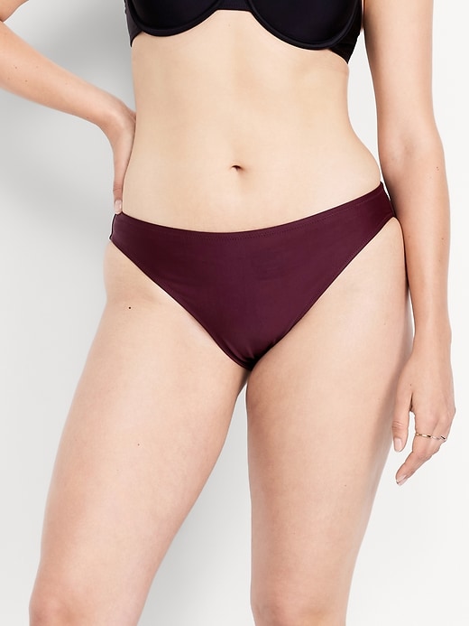 Image number 5 showing, Mid-Rise Bikini Swim Bottoms