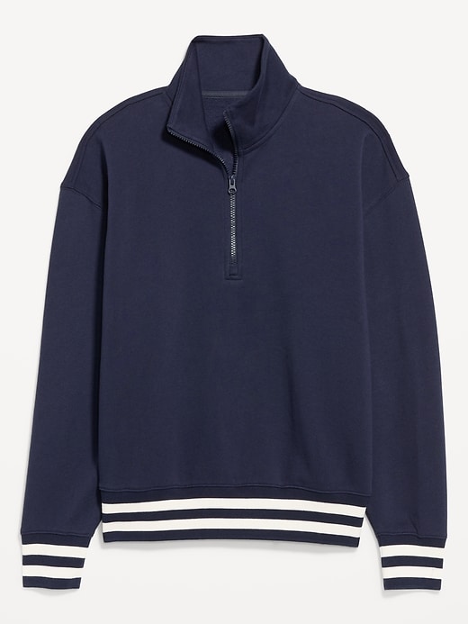 Image number 4 showing, SoComfy Oversized Half-Zip Sweatshirt