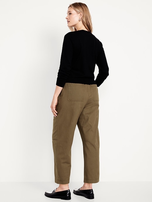 Image number 6 showing, High-Waisted Barrel Ankle Pants