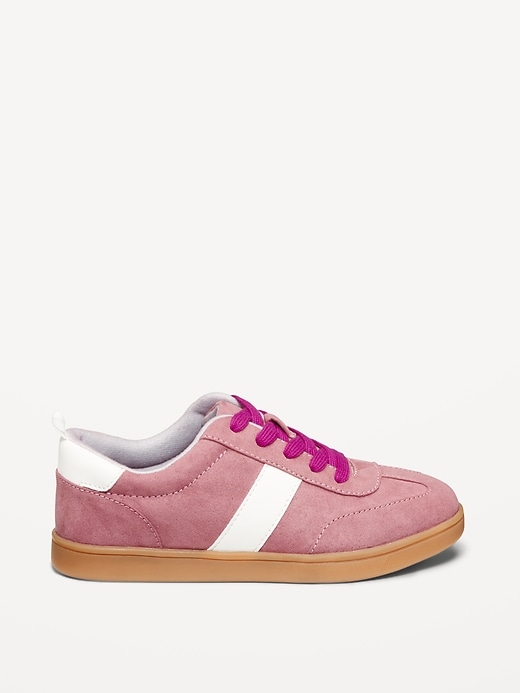 Image number 3 showing, Faux-Suede Lace-Up Sneakers for Girls