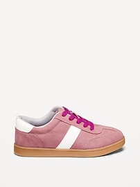 Image number 3 showing, Faux-Suede Lace-Up Sneakers for Girls
