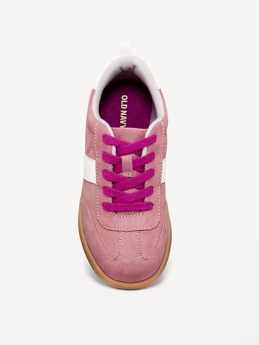 Image number 2 showing, Faux-Suede Lace-Up Sneakers for Girls