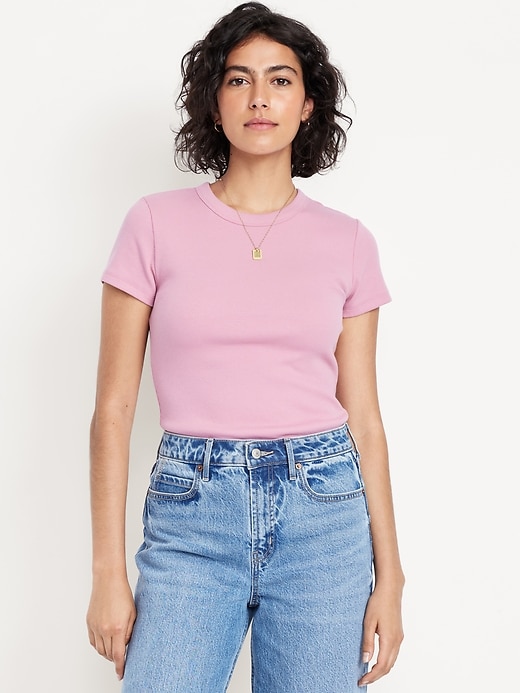 Image number 1 showing, Snug Crop T-Shirt