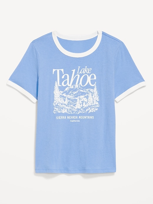 Image number 9 showing, EveryWear Graphic Ringer T-Shirt