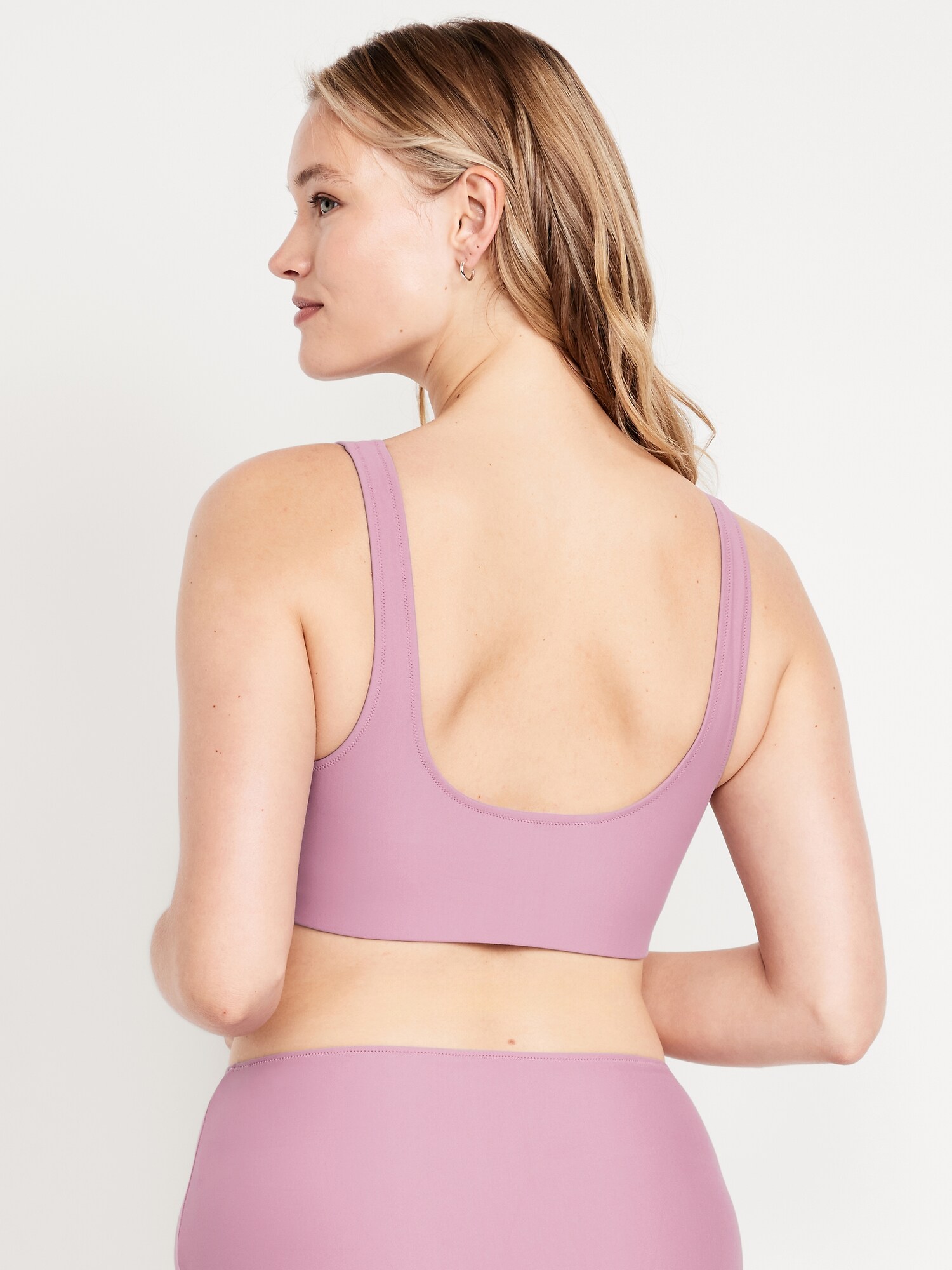 Верх бикини Matte, круглый вырез — Old Navy, цвет: Сумеречный — фото 6